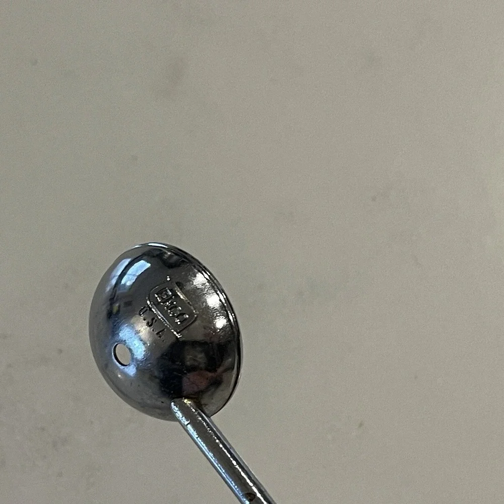 EKCO USA Melon Baller Black Handle Double Headed  3/4
